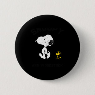 Chapa Redonda De 5 Cm Camiseta de Peanuts Est 1950 para niños pequeños 