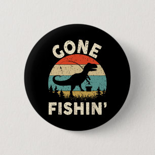 Chapa Redonda De 5 Cm Camiseta de pesca divertida hombres mujeres niños 