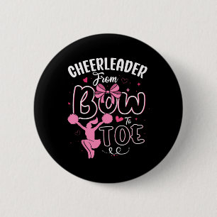 Chapa Redonda De 5 Cm Camiseta de rutina de gimnasia de animadora divert