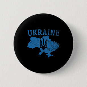 Chapa Redonda De 5 Cm Camiseta de Ucrania Zelensky Ucraniano Tryzub Patr