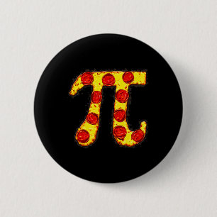 Chapa Redonda De 5 Cm Camiseta del Día de Pi Pizza para Niños Regalo Gee