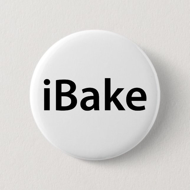 Chapa Redonda De 5 Cm camiseta del iBake (Anverso)
