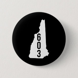 Chapa Redonda De 5 Cm Camiseta del mapa del estado del código de área 60
