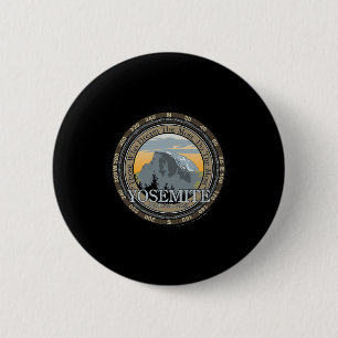 Chapa Redonda De 5 Cm Camiseta del Parque Nacional Yosemite Tee de sende