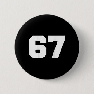 Chapa Redonda De 5 Cm Camiseta deportiva número 67 Jugador #67 Fan Ck Pr