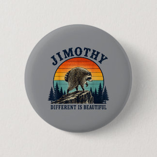 Chapa Redonda De 5 Cm Camiseta divertida de mapache Jimothy Meme Mapache
