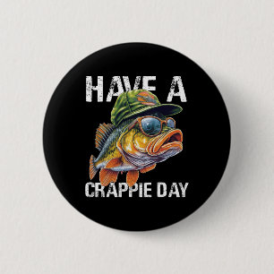 Chapa Redonda De 5 Cm Camiseta divertida de papá de pesca ¡Que tengas un