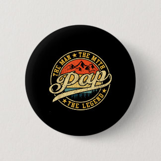 Chapa Redonda De 5 Cm Camiseta Divertida Papá El Único Y La Leyenda