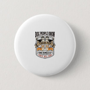 Chapa Redonda De 5 Cm Camiseta divertida para amantes de perros con deba