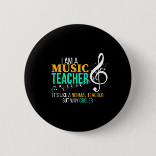 Chapa Redonda De 5 Cm Camiseta divertida para profesor de música Profeso