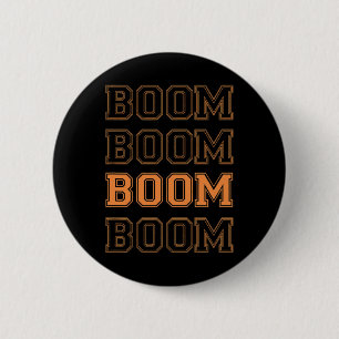 Chapa Redonda De 5 Cm Camiseta Fan de Team India Bumrah - Boom Boom Boom
