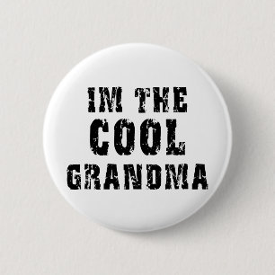 Chapa Redonda De 5 Cm Camiseta fresca de la abuela