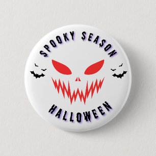Chapa Redonda De 5 Cm Camiseta gráfica de máscara de Halloween de tempor