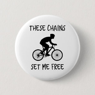 Chapa Redonda De 5 Cm Camiseta gráfica divertida regalo de bicicleta de 