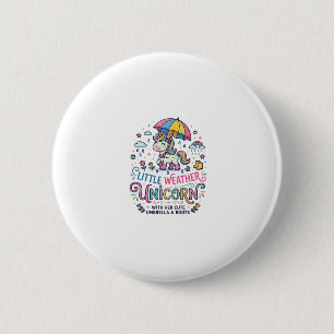 Chapa Redonda De 5 Cm Camiseta Gráfica Unicornio Pequeño Tiempo Unicorni