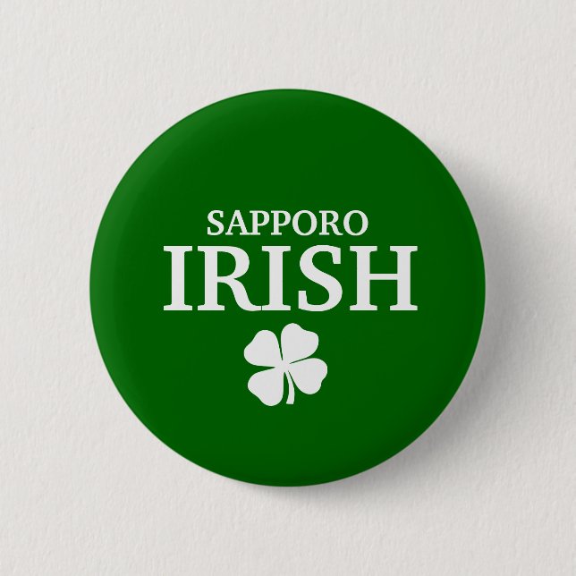 Chapa Redonda De 5 Cm Camiseta irlandesa de encargo orgullosa de la (Anverso)