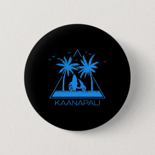 Chapa Redonda De 5 Cm Camiseta Kaanapali Kaanapali Playa Maui Hawaii Vac