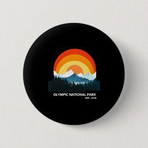 Chapa Redonda De 5 Cm Camiseta Parque Nacional Olímpico Est 1938 Estado 