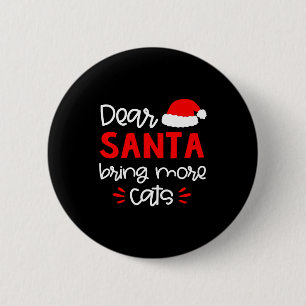 Chapa Redonda De 5 Cm Camiseta Querido Santa Divertida Navidad Familiar 