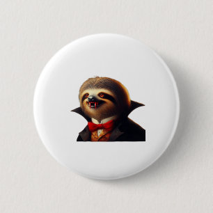 Chapa Redonda De 5 Cm Camiseta Sloth Vampire Classic