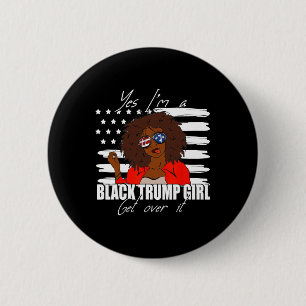 Chapa Redonda De 5 Cm Camiseta Trump Merica Gles Sí, soy un partidario n