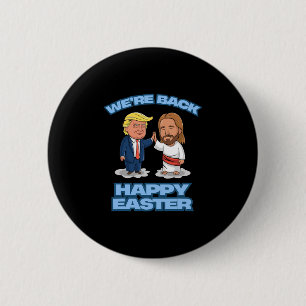 Chapa Redonda De 5 Cm Camiseta Trump Pascua Jesús Trump Estamos Ck Diver