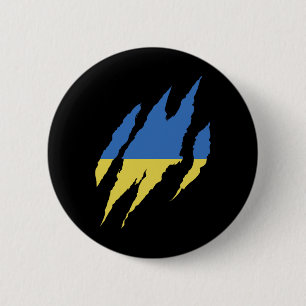 Chapa Redonda De 5 Cm Camiseta Ucrania Bandera Ucrania Cita Ucraniana