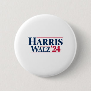 Chapa Redonda De 5 Cm Camiseta Usa Brat Para Presidente Harris Tim Walz