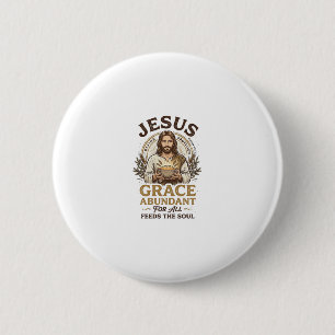 Chapa Redonda De 5 Cm Camiseta Vintage Jesus Bowling Gráfico Cristiano_1