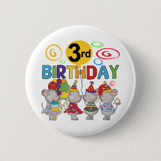 Chapa Redonda De 5 Cm Camisetas de cumpleaños y regalos para ratones
