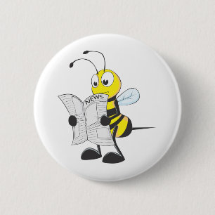 Chapa Redonda De 5 Cm Camisetas de encargo: Camisetas de la abeja de la