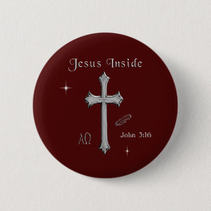 Chapa Redonda De 5 Cm Camisetas de Jesús