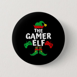 Chapa Redonda De 5 Cm Camisetas de la familia Elf que coinciden Navidade