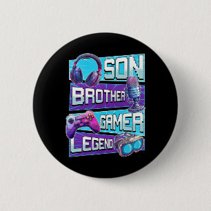 Chapa Redonda De 5 Cm Camisetas De Videojuegos De Camisas De Juegos Para