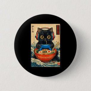 Chapa Redonda De 5 Cm Camisetas divertidas gráficas japonesas de ramen d