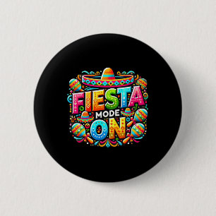 Chapa Redonda De 5 Cm Camisetas mexicanos de la Fiesta Cinco De Mayo