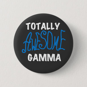 Chapa Redonda De 5 Cm Camisetas y regalos azules gammas totalmente