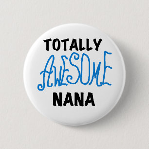 Chapa Redonda De 5 Cm Camisetas y regalos azules totalmente