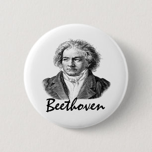 Chapa Redonda De 5 Cm Camisetas y regalos de Beethoven