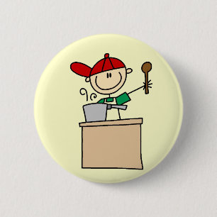 Chapa Redonda De 5 Cm Camisetas y regalos de cocinero con figura de pali