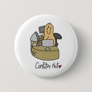 Chapa Redonda De 5 Cm Camisetas y regalos de Computer Nut