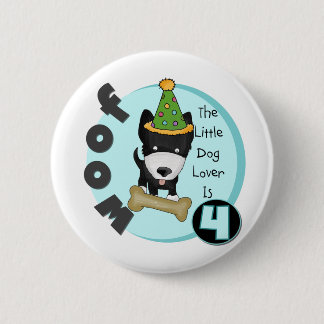 Chapa Redonda De 5 Cm Camisetas y regalos de cumpleaños de Dog Lover