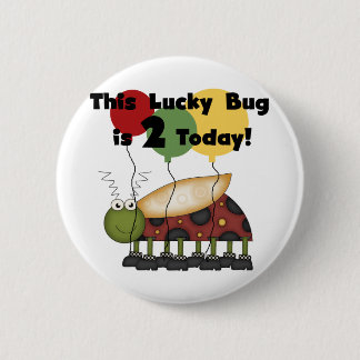 Chapa Redonda De 5 Cm Camisetas y regalos de cumpleaños de Lucky Bug