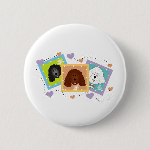 Chapa Redonda De 5 Cm Camisetas y regalos de los retratos del perro