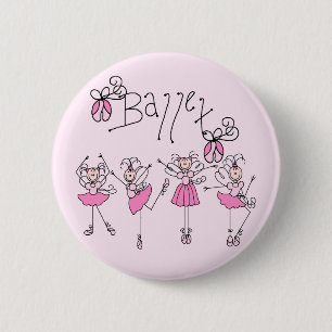 Chapa Redonda De 5 Cm Camisetas y regalos del ballet