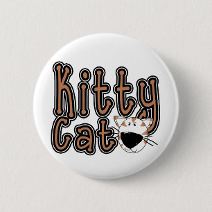 Chapa Redonda De 5 Cm Camisetas y regalos lindos del gato del gatito
