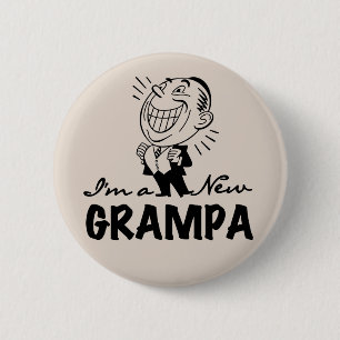Chapa Redonda De 5 Cm Camisetas y regalos nuevos Grampa sonrientes