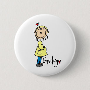 Chapa Redonda De 5 Cm Camisetas y regalos para futuras mamás