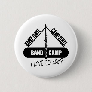Chapa Redonda De 5 Cm Camp Flute