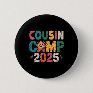 Chapa Redonda De 5 Cm Campamento de primos 2025 Vacaciones familiares Ca